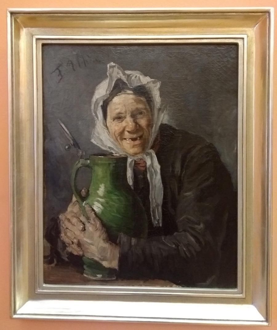 Painting: woman with pitcher