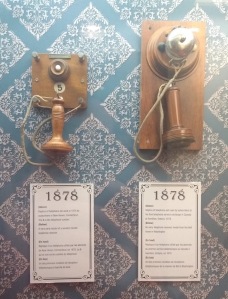 Old telephone sets from 1878
